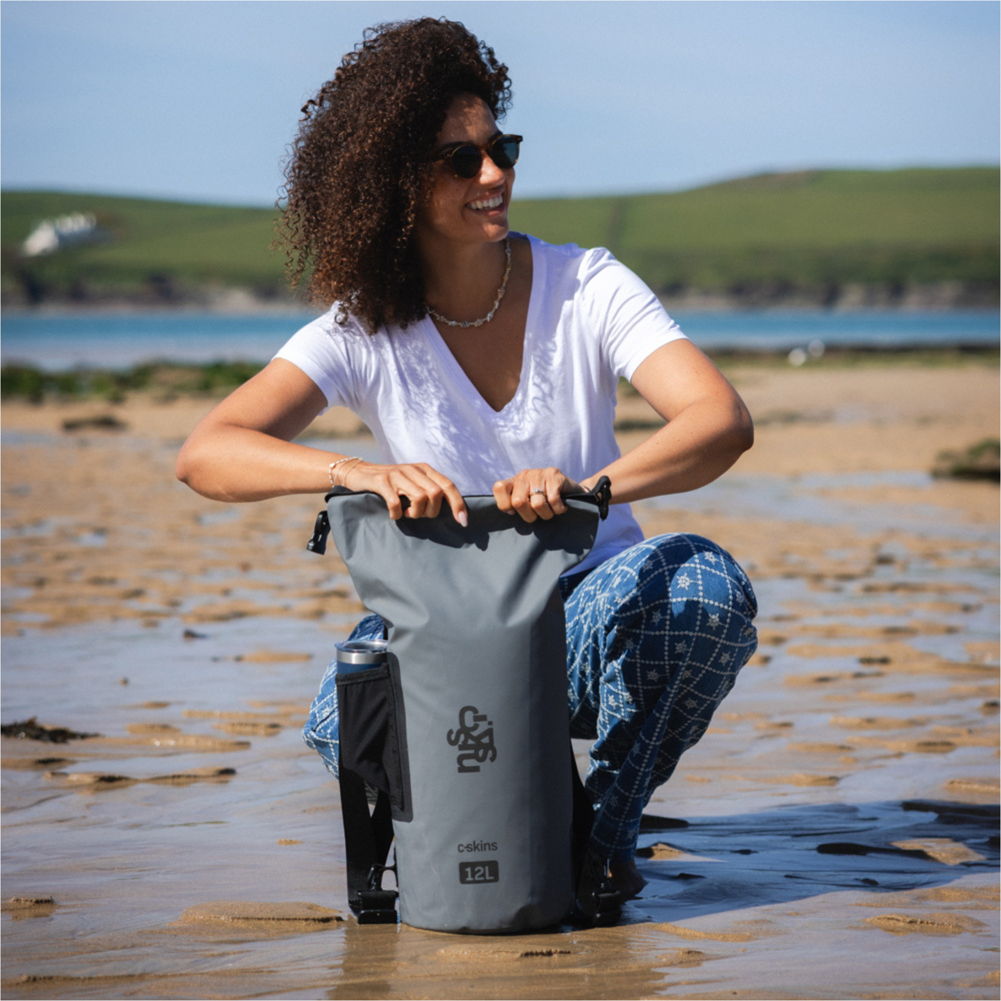 2026 C-Skins Session 12L Dry Bag C-DBSE12 - Storm Grey
